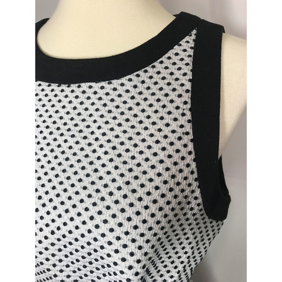 ⚡️🖤 Elle Pleated Black and White Polka Dot Dress - Picture 4 of 8